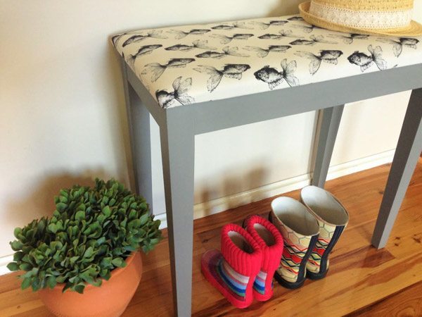 how to make an upcycled piano stool