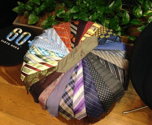 How to Make an Upcycled Tie Ottoman - Dr Helen Edwards Writes