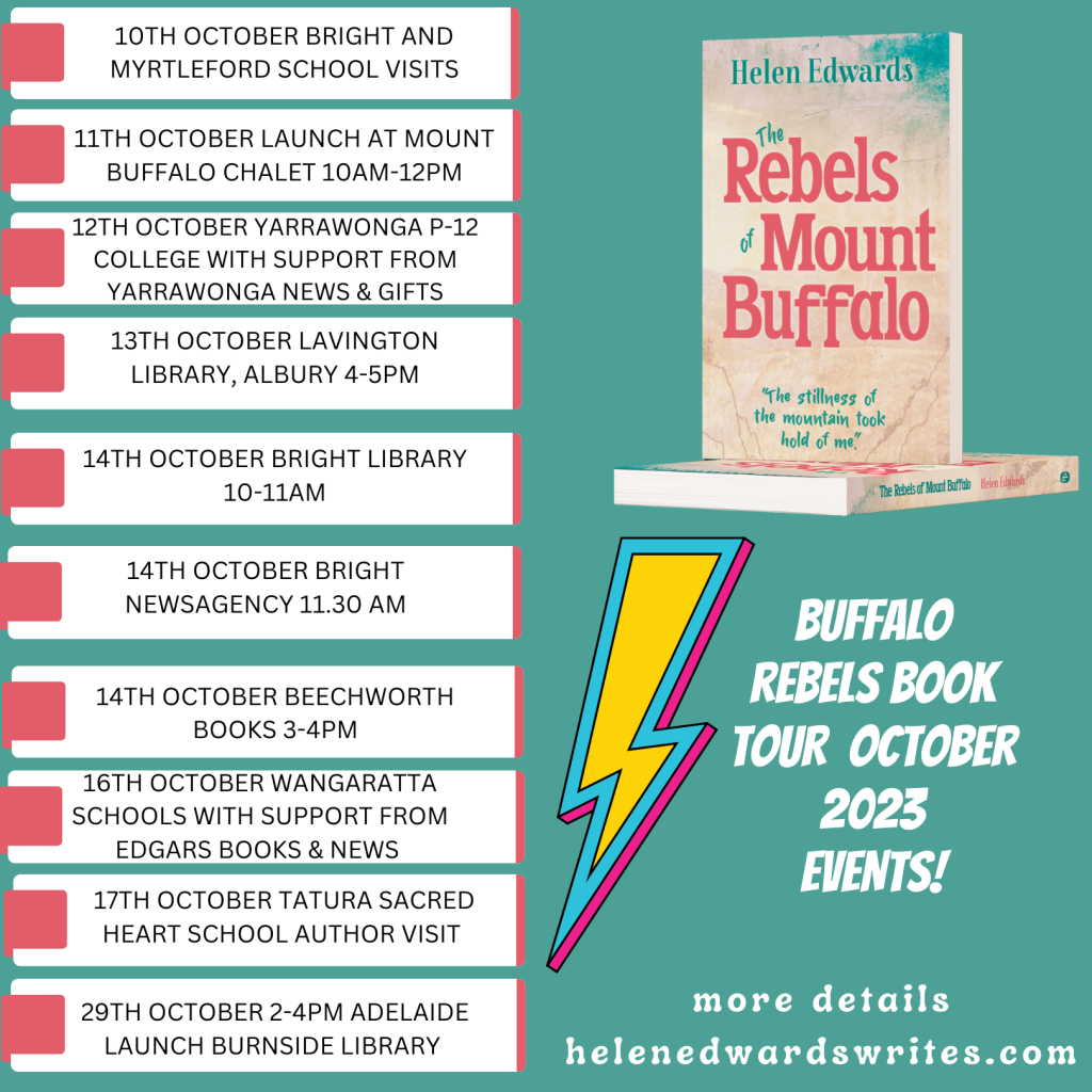 The Rebels of Mount Buffalo by Helen Edwards Book Tour
