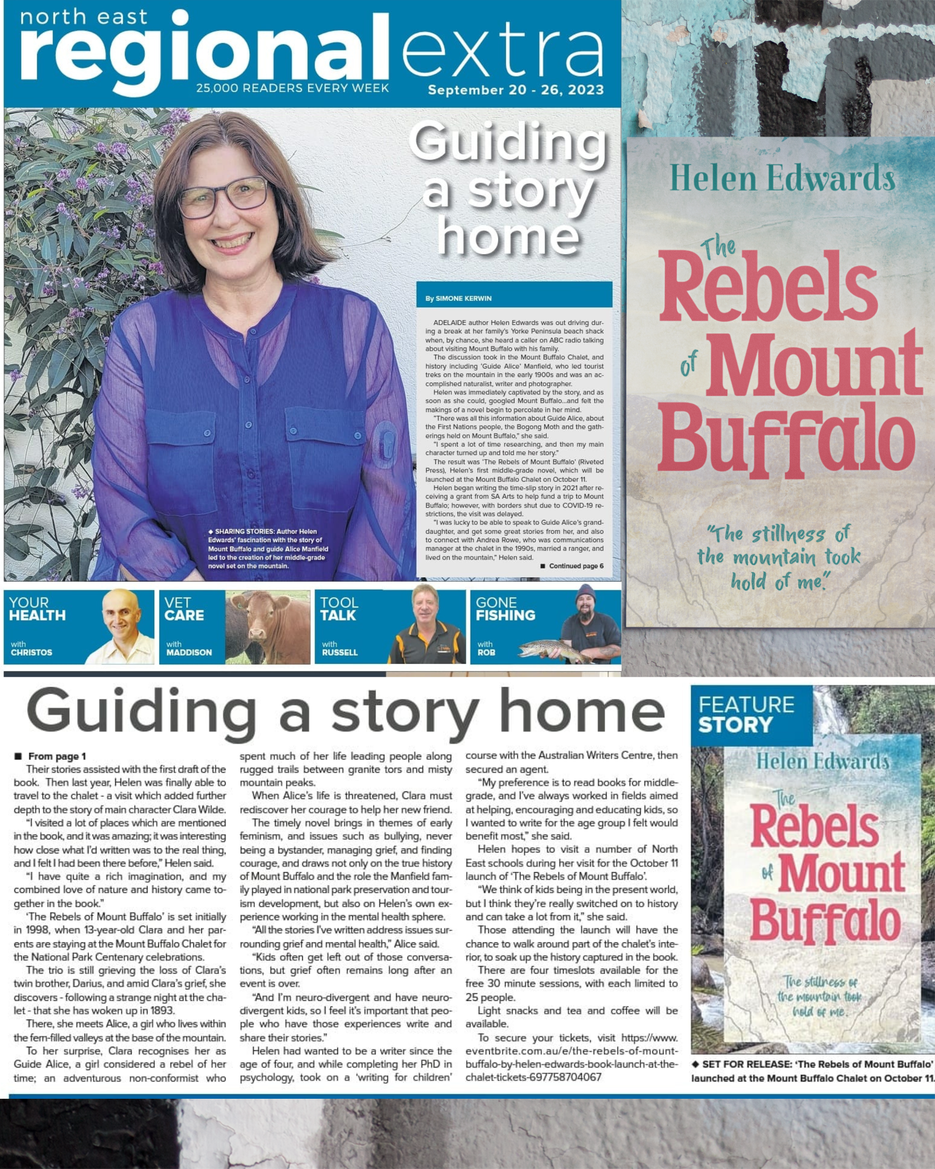 The Rebels of Mount Buffalo by Helen Edwards Wangratta Chronicle